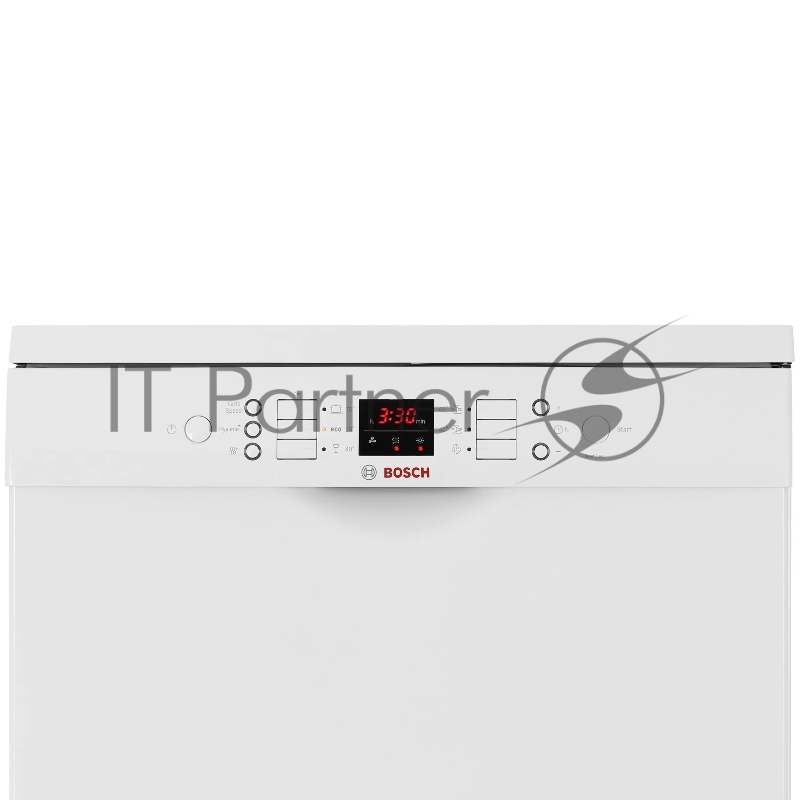 Отдельностоящая посудомоечная машина Bosch SMS26AW00Q Serie 2, 60см., Silence 12 комплектов цвет:белый Класс энергопотребления A++ уровень шума 48 дБ 6 программ, половинная загрузка , дисплей, таймер