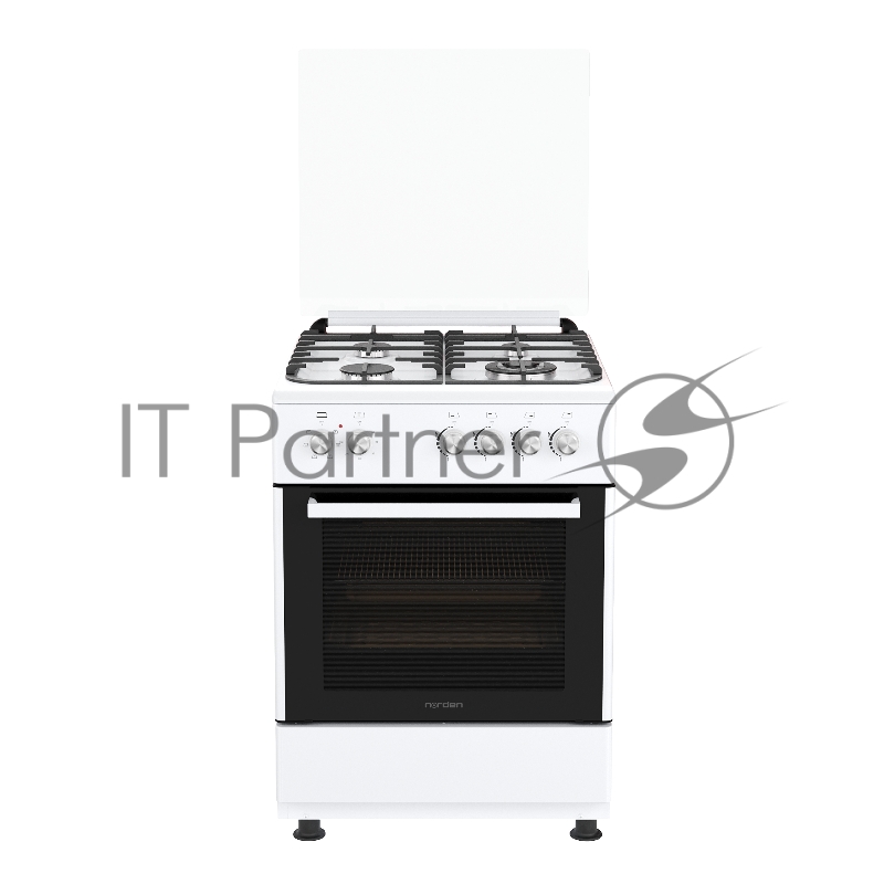 Плита комбинированная NORDEN FF6403GAZW белый