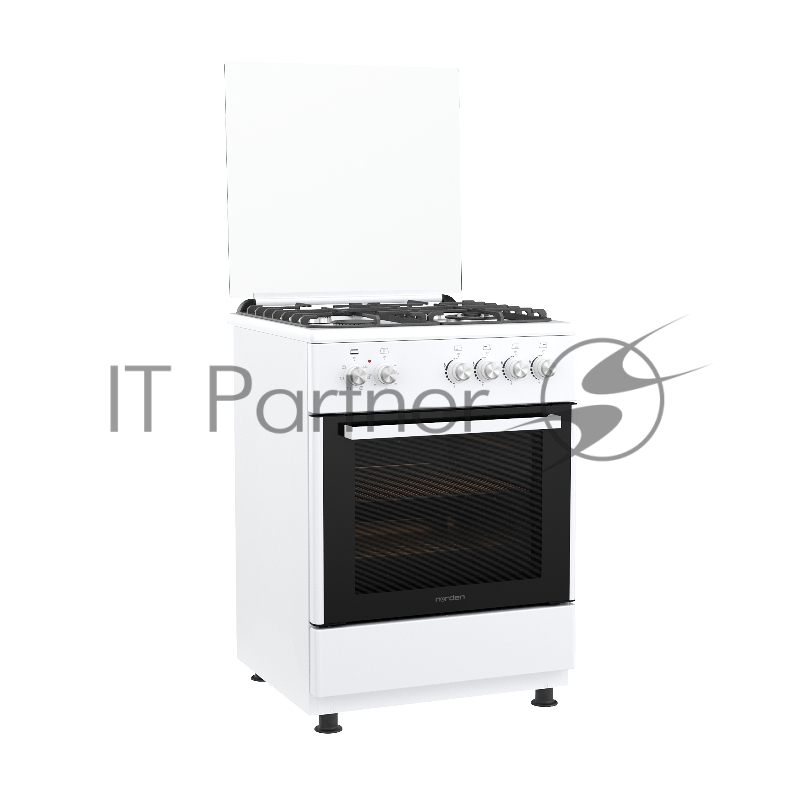 Плита комбинированная NORDEN FF6403GAZW белый