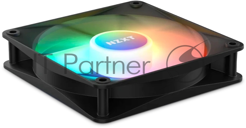 Кулер для корпуса ПК/ Case Cooler NZXT F120 RGB Core Triple Pack (120x120x25mm, 4-pin PWM, RGB, 78.86CFM, 33.88dBA, 1800RPM, Black, 3pcs)