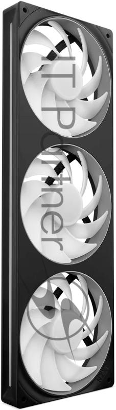 Кулер для корпуса ПК/ Case Cooler NZXT F360 RGB Core (120x120x25mm, 4-pin PWM, RGB, 75.12CFM, 30dBA, 2400RPM, Black, Single-Frame RGB Fan Unit)