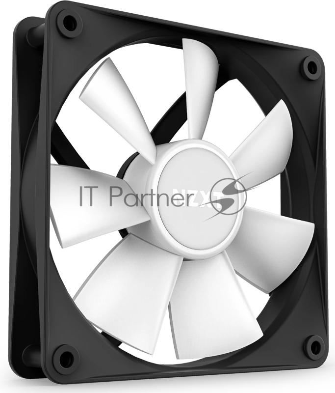 Кулер для корпуса ПК/ Case Cooler NZXT F120 RGB Core (120x120x25mm, 4-pin PWM, RGB, 78.86CFM, 33.88dBA, 1800RPM, Black)