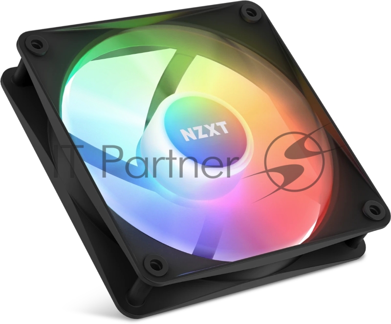 Кулер для корпуса ПК/ Case Cooler NZXT F120 RGB Core (120x120x25mm, 4-pin PWM, RGB, 78.86CFM, 33.88dBA, 1800RPM, Black)
