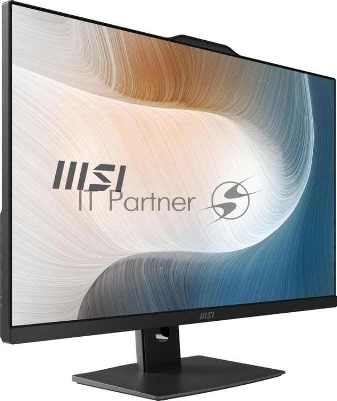 Моноблок MSI Modern AM272P 1M-680RU 27 Full HD Core 5 120U (1.4) 16Gb SSD512Gb Graphics Windows 11 Pro GbitEth WiFi BT 120W клавиатура мышь Cam черный 1920x1080
