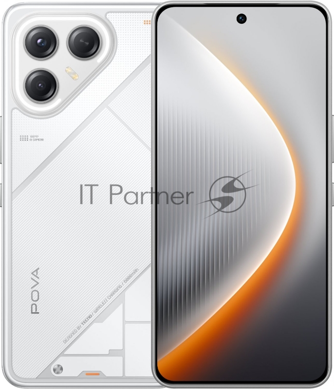 Смартфон Tecno Pova 7 Ultra 5G LJ9, 12/256Gb, белый