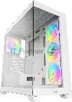 Компьютерный корпус Ocypus Gamma C72 WH ARGB ATX / win / white / 4 ARGB fans / no PSU / Tempered Glass