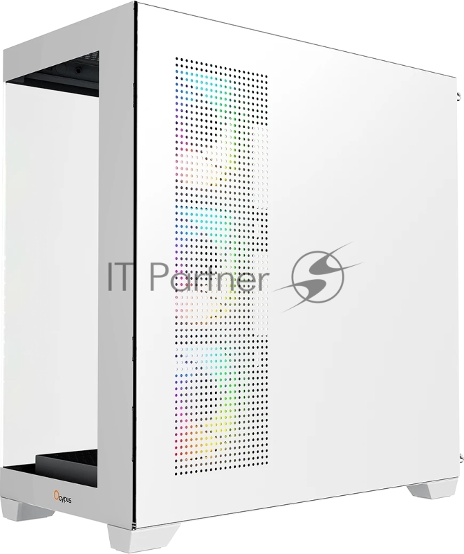 Компьютерный корпус Ocypus Gamma C72 WH ARGB ATX / win / white / 4 ARGB fans / no PSU / Tempered Glass