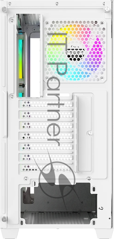 Компьютерный корпус Ocypus Gamma C72 WH ARGB ATX / win / white / 4 ARGB fans / no PSU / Tempered Glass