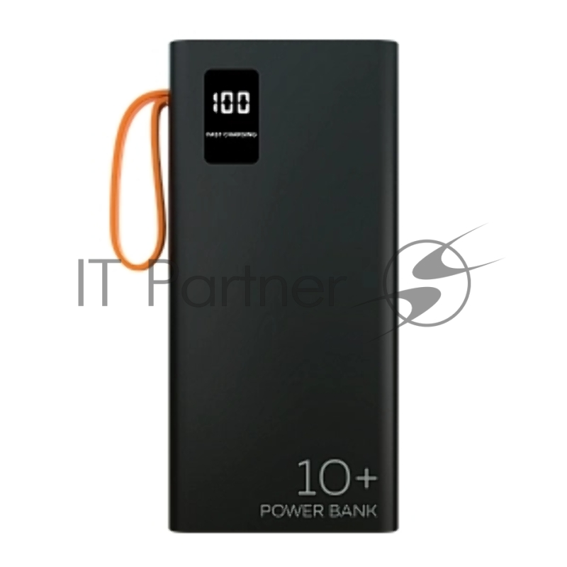 Мобильный аккумулятор MORE CHOICE (4620202550538) PB22-10 с кабелем 2USB 2.1A - 10000mA черный