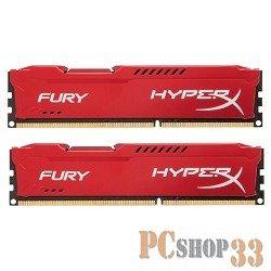 Модуль памяти 2x8ГБ DDR3 SDRAM Kingston HyperX FURY HX318C10FRK2/16 (PC14900, 1866МГц, CL10)