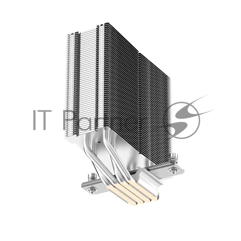 Кулер для процессора/ CPU Cooler SAMA A40L (240W, 4-pin PWM, 152mm, 4x6mm, ARGB, 1x120mm, 78CFM, 29dBA, 2200RPM, S: 1851/1700/1200/115X, AM5/AM4, silver)