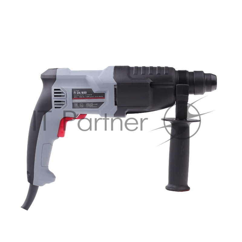 Перфоратор ПОБЕДА П-24/800, SDS+, 800Вт, 1200об/мин, 5300уд/мин, макс. диаметр бурения 24мм, дополнительная рукоятка, глубиномер, кейс