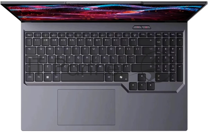 Ноутбук/ CHUWI GameBook 16(2560x1600 IPS (300Hz) )/AMD Ryzen 9 9955HX(2.5Ghz)/32768Mb/1024SSD GeForce RTX 5070 Ti(12288Mb)/Cam/BT/WiFi/80WHr/ 1y/2.3kg/Grey/Win11PRO + мышь