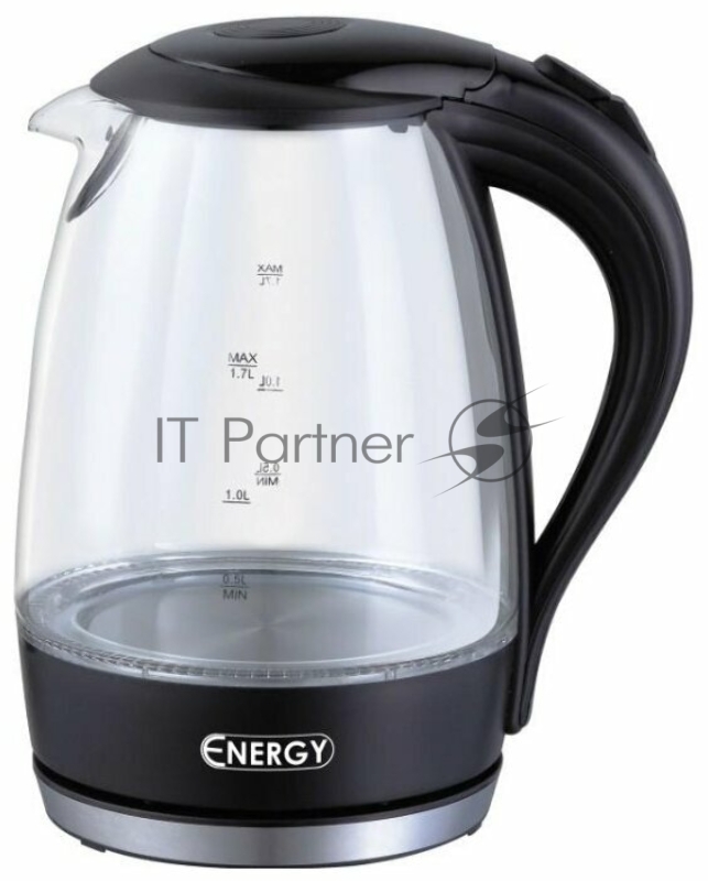 Чайник электрический Energy E-262 черный, 1,7л, 1850-2200Вт (в уп. 6шт)