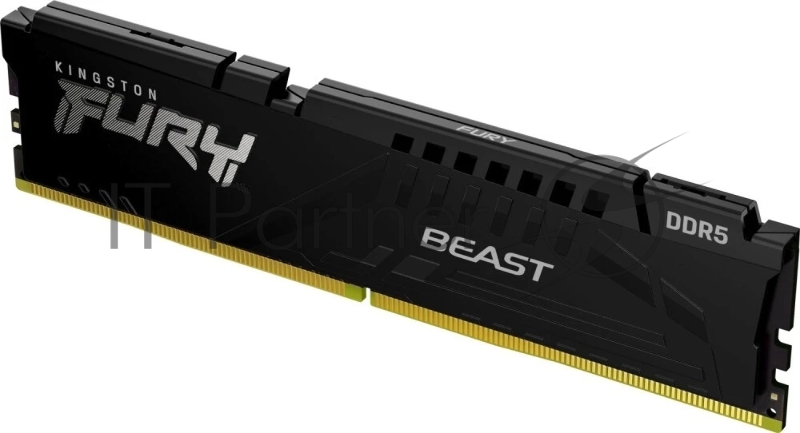Модуль памяти DDR 5 DIMM 32Gb PC41600, 5200Mhz, Kingston FURY Beast Black CL40 (KF552C40BB2-3) (retail)