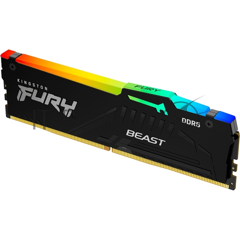 Модуль памяти DDR 5 DIMM 32Gb PC44800, 5600Mhz, Kingston FURY Beast RGB CL36 EXPO (KF556C36BBE2A-32) (retail)