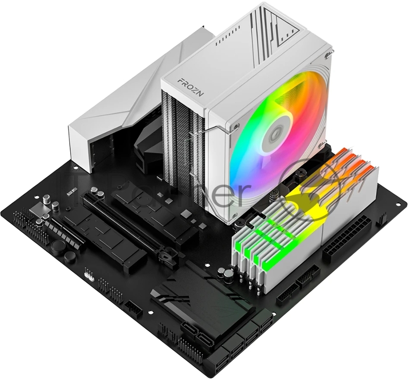 Кулер для процессора ID-Cooling FROZN A410 SE ARGB WHITE 180W/ Intel 1700, 12*, 115*, AMD AM5, AM4/ Screws