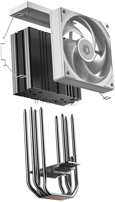 Кулер для процессора ID-Cooling FROZN A410 SE ARGB WHITE 180W/ Intel 1700, 12*, 115*, AMD AM5, AM4/ Screws