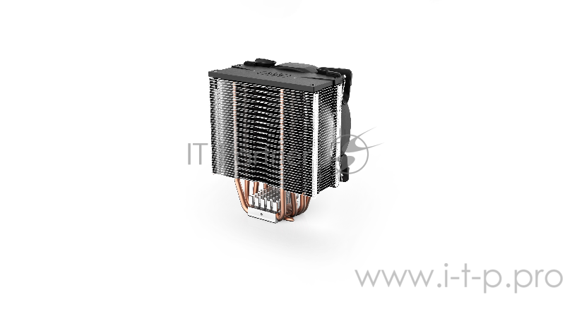 Кулер PCCooler GI-D56V HALO RGB LGA2066/2011/1366/115x/775/AM4 (12 шт/кор, TDP 160W, 120mm PWM VortexPro RGB FAN, 5 тепловых трубок 6мм, 1000-2000RPM, 29.1dBa)