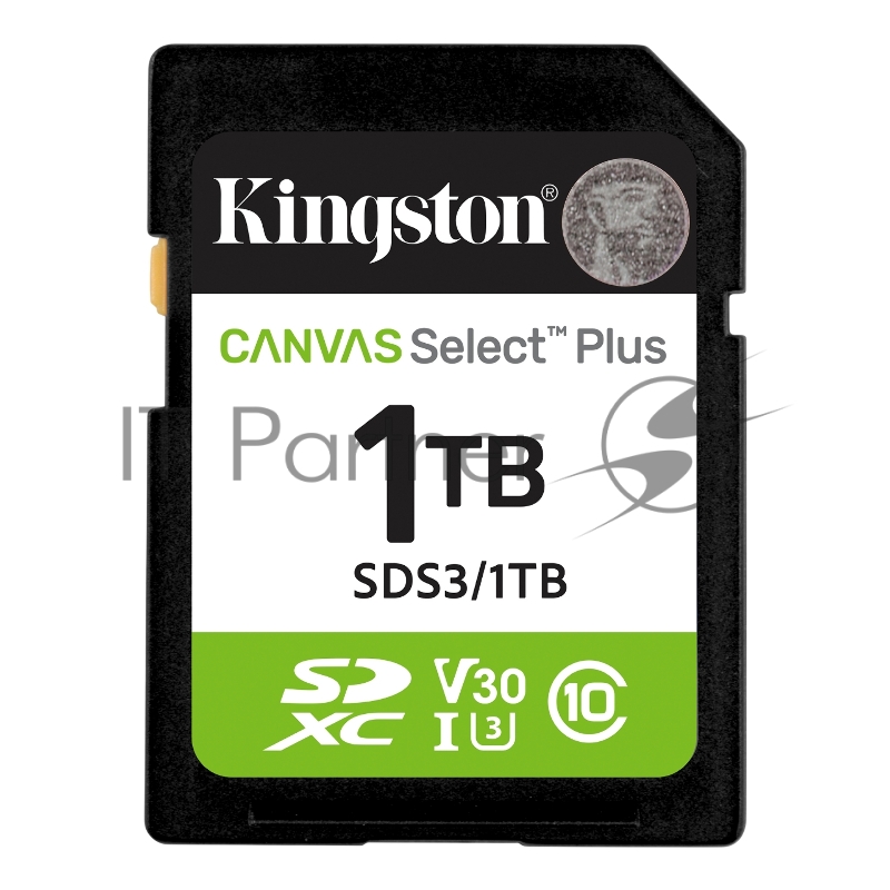 Флеш карта SDXC 1TB Kingston SDS3/1TB Canvas Select Plus w/o adapter