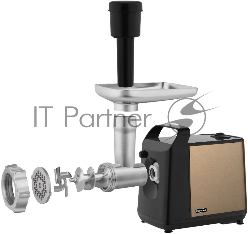 Мясорубка Rondell RDE-1457 2200Вт коричневый/черный