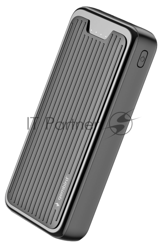 Портативный аккумулятор Gembird GPB-20, 20000мАч, 2A, черный