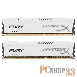 Модуль памяти 2x4ГБ DDR3 SDRAM Kingston HyperX FURY HX316C10FWK2/8 (PC12800, 1600МГц, CL10)
