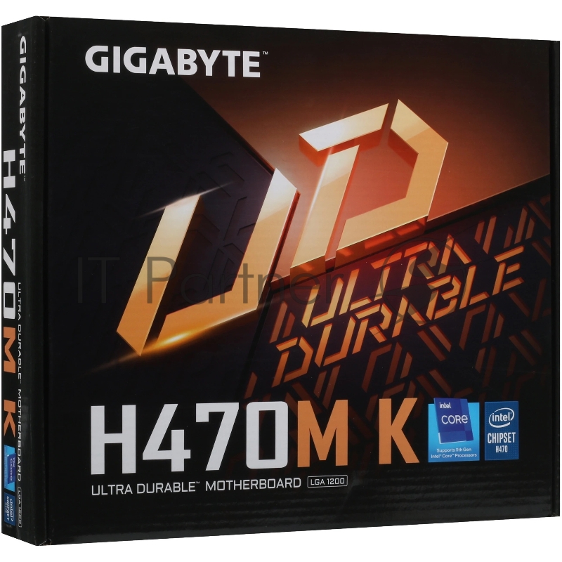 Материнская плата Gigabyte OEM H470M K, Socket 1200, Intel®H470, 2xDDR4-2333, HDMI, 1xPCI-Ex16, 1xPCI-Ex1, 2xSATA3, 1xM.2, 8 Ch Audio, GLan, (4+2)xUSB2.0, (2+2)xUSB3.2, mATX, RTL {} oem