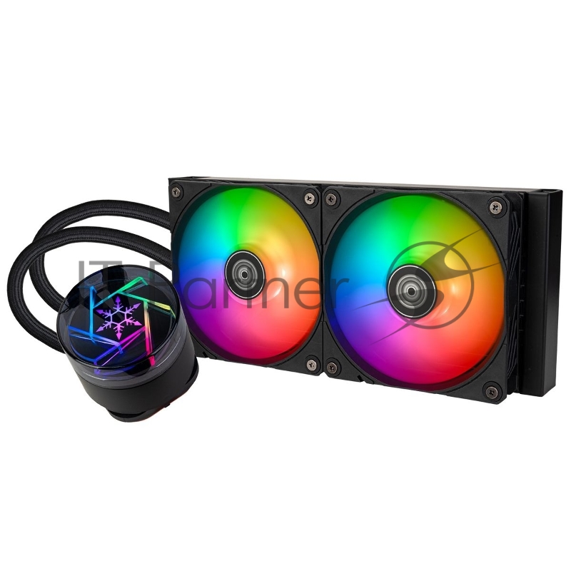 Жидкостная система охлаждения Silverstone SST-NP240-ARGB G53NP240ARGB020 черный