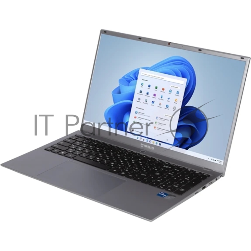 Ноутбук IRBIS 17NBP4504 17.3 FHD (1920x1080) IPS 300cd,Core i5-1235U,16Gb DDR4-3200(2),1Tb SSD,Wi-Fi 6+BT 5,5800mAh,Kbd Backlit,FPS,TPM 2.0,2.2kg,Grey,1y warranty,DOS