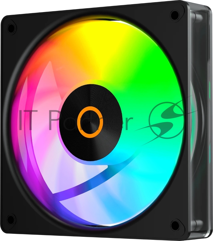 Вентилятор для корпуса Ocypus Gamma F12 Elite BK ARGB, 120x120x25mm, 4-PIN PWM, 600-1800 RPM, 26 DBA MAX, HYDRO BEARING
