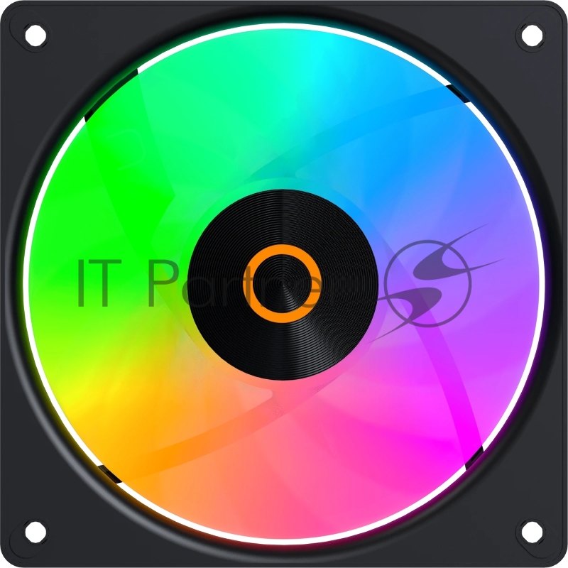 Вентилятор для корпуса Ocypus Gamma F12 Elite BK ARGB, 120x120x25mm, 4-PIN PWM, 600-1800 RPM, 26 DBA MAX, HYDRO BEARING