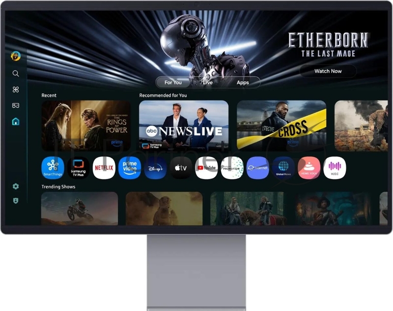 Монитор Samsung 32 Odyssey OLED G8 LS32FM902SIXCI серебристый OLED LED 16:9 HDMI матовая HAS Piv 260cd 178гр/178гр 3840x2160 DP 4K USB 8.4кг