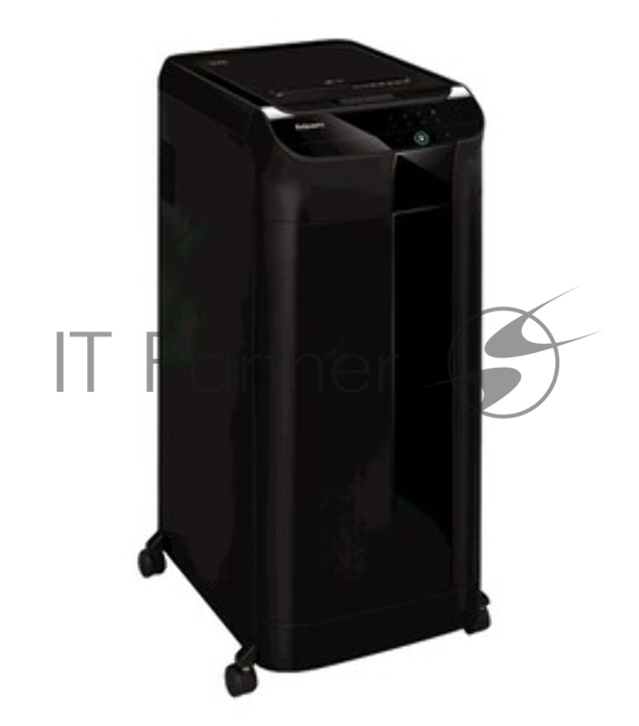 Шредер Fellowes AutoMax 450C черный с автоподачей (секр.P-4) фрагменты 450лист. 68лтр. скрепки скобы пл.карты CD