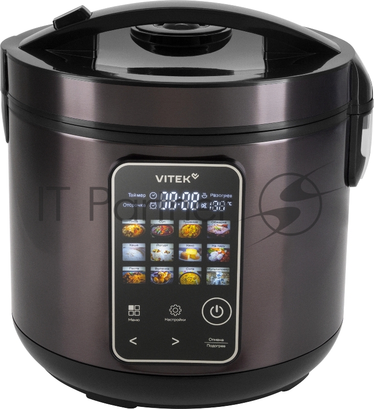 Мультиварка Vitek VT-MC0501 5л 900Вт черный/черный