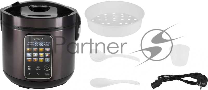 Мультиварка Vitek VT-MC0501 5л 900Вт черный/черный