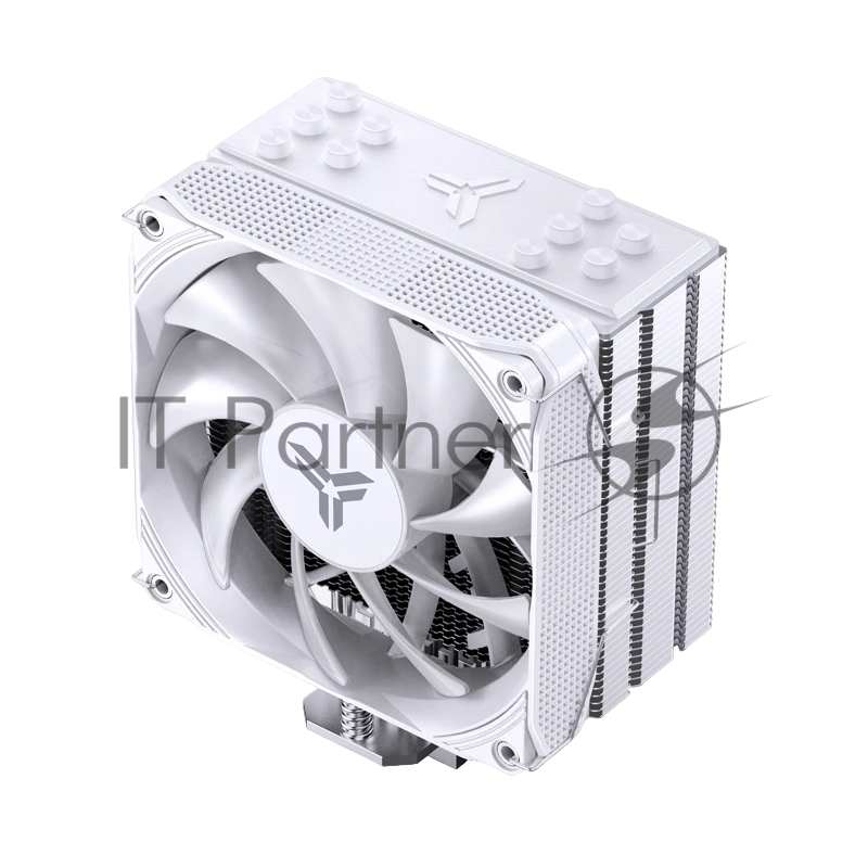 Кулер для процессора/ CPU Cooler JONSBO PISA A5 ARGB (265W, 4-pin PWM, 153mm, Al/Cu, 5x6mm, ARGB, 1x120mm, 81.27CFM, 36.8dBA, 1850RPM, S: 1851/1700/1200/115X, AM4/AM5 White)