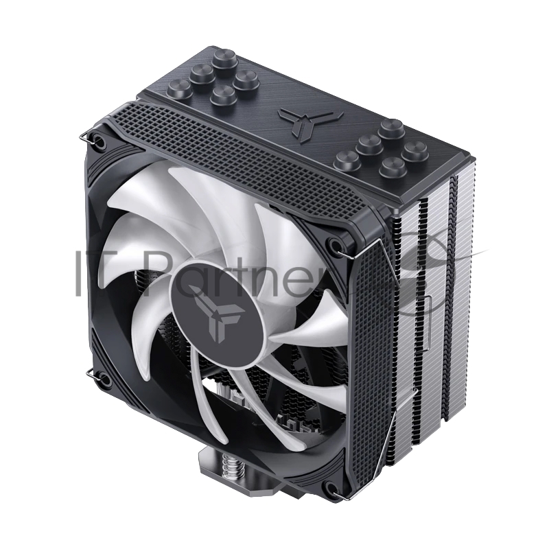 Кулер для процессора/ CPU Cooler JONSBO PISA A5 ARGB (265W, 4-pin PWM, 153mm, Al/Cu, 5x6mm, ARGB, 1x120mm, 81.27CFM, 36.8dBA, 1850RPM, S: 1851/1700/1200/115X, AM4/AM5 Grey)