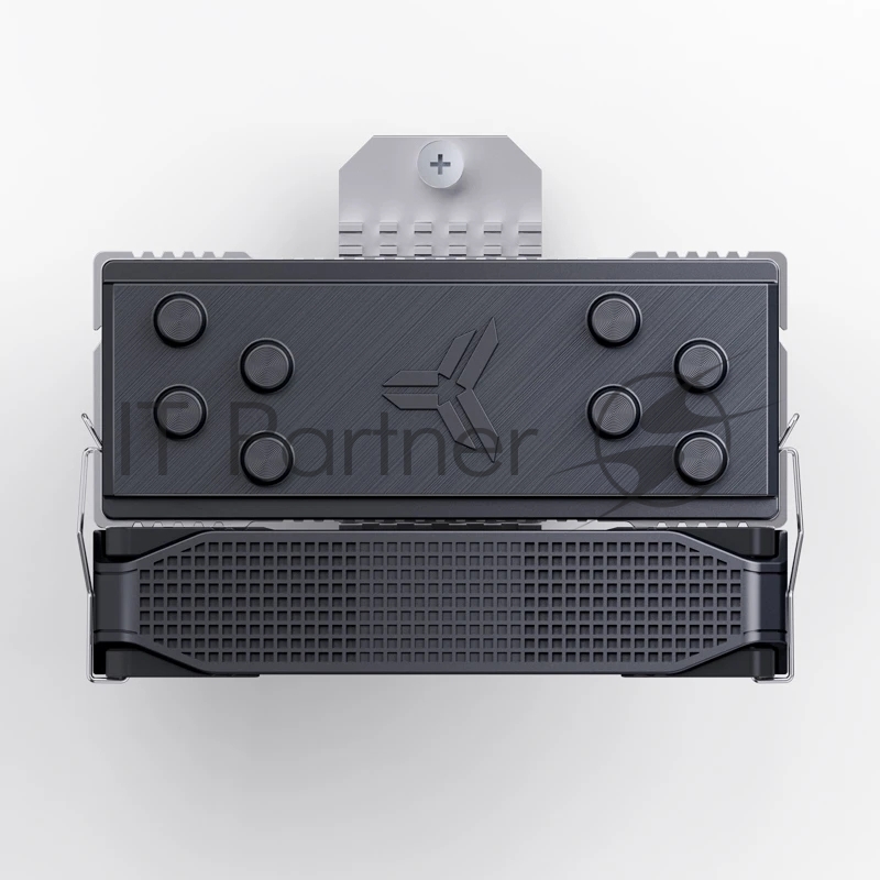 Кулер для процессора/ CPU Cooler JONSBO PISA A4 (250W, 4-pin PWM, 153mm, Al/Cu, 4x6mm, 1x120mm, 81.27CFM, 36.8dBA, 1850RPM, S: 1851/1700/1200/115X/2011, AM4/AM5 Grey)