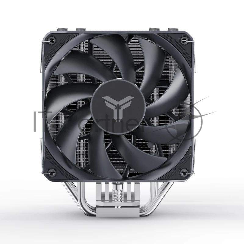 Кулер для процессора/ CPU Cooler JONSBO PISA A4 (250W, 4-pin PWM, 153mm, Al/Cu, 4x6mm, 1x120mm, 81.27CFM, 36.8dBA, 1850RPM, S: 1851/1700/1200/115X/2011, AM4/AM5 Grey)