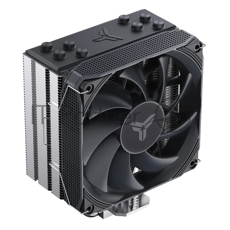 Кулер для процессора/ CPU Cooler JONSBO PISA A4 (250W, 4-pin PWM, 153mm, Al/Cu, 4x6mm, 1x120mm, 81.27CFM, 36.8dBA, 1850RPM, S: 1851/1700/1200/115X/2011, AM4/AM5 Grey)