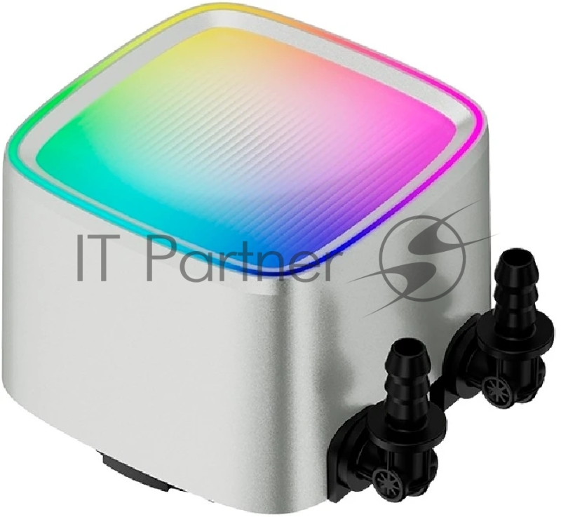 Система жидкостного охлаждения Water Cooling System Geometric Future Eskimo Pro 360 (240W, 360mm, ARGB, White/ Fans: 3x120mm, 80.81CFM, 34.2dBA, 2000RPM/ Pump height 54mm, 3200RPM, Rad thickness 27mm/ S: 1851, 1700, 1200, 115X, 2011, 2066, AM5, AM4)