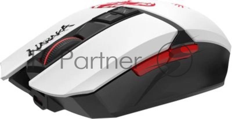 Мышь A4Tech Bloody R36 Ultra черный/белый/красный оптическая 12000dpi беспров. USB 7but (R36 ULTRA NARAKA USB)