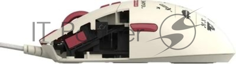 Мышь A4Tech Bloody R72 Ultra Duo белый/красный/рисунок оптическая 20000dpi беспров. USB-C 7but (R72 ULTRA DUO PIXELS RED)