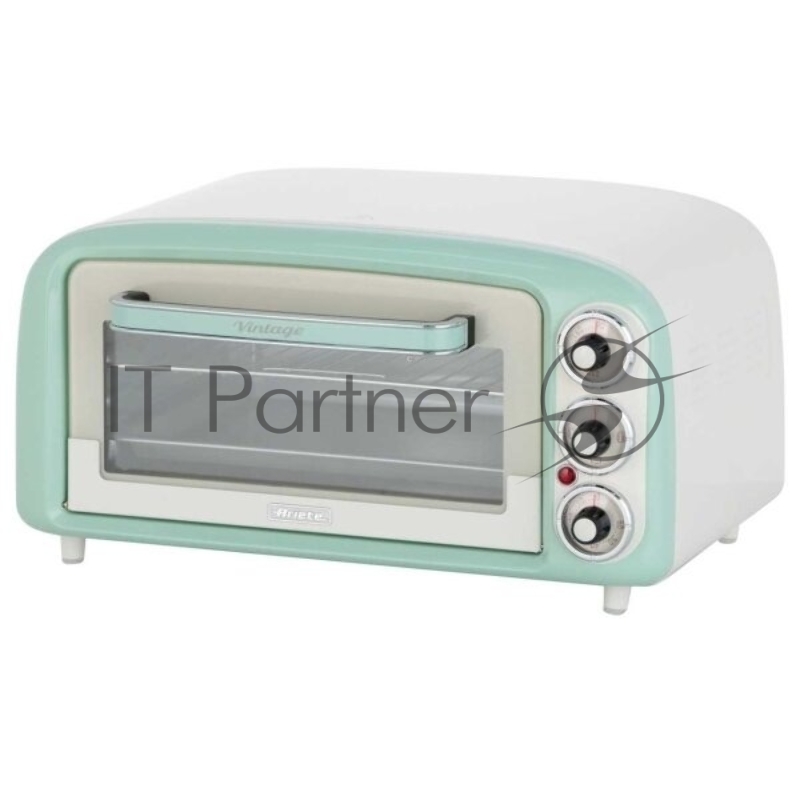 Мини-печь Ariete Vintage 979/04. Цвет зеленый. Объем 18 л. Мощность 1380 Вт (12)