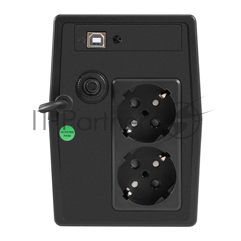 ИБП ExeGate Smart LB-650.LCD.AVR.2SH.USB (650VA/390W, LCD, AVR, 2*Schuko, USB, батарея 12V 7Ah, Black)