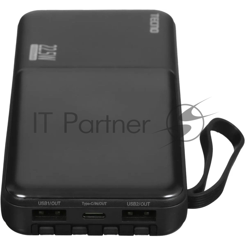Мобильный аккумулятор Tecno OnGO L101Q 10000mAh QC3.0/PD3.0 22.5W 3A 2xUSB-A/USB-C черный