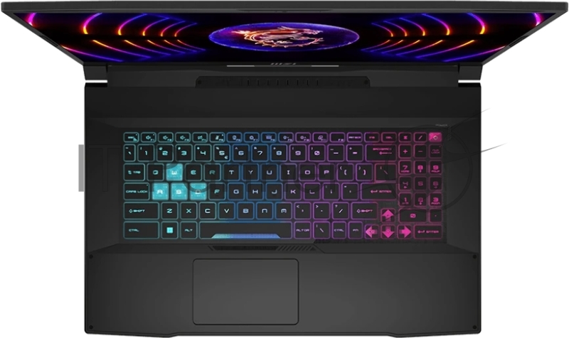 Ноутбук MSI Katana 17 B12UCX-1604XRU 9S7-17L541-1604 черный 17.3 {FHD i5 12450H/16Gb/SSD512Gb/RTX 2050 4Gb/noOS}