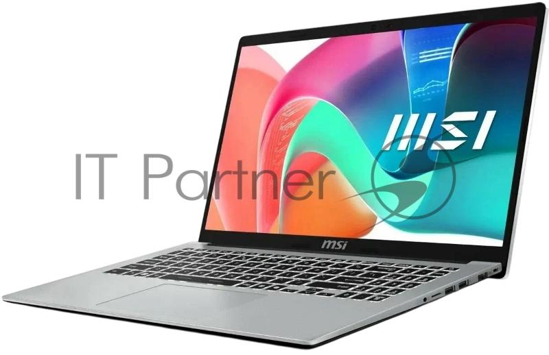 Ноутбук MSI Modern 15 F1MG-815RU Core 5 120U 16Gb SSD512Gb Intel Graphics 15.6 IPS FHD (1920x1080) Windows 11 Pro silver WiFi BT Cam (9S7-15S112-815)