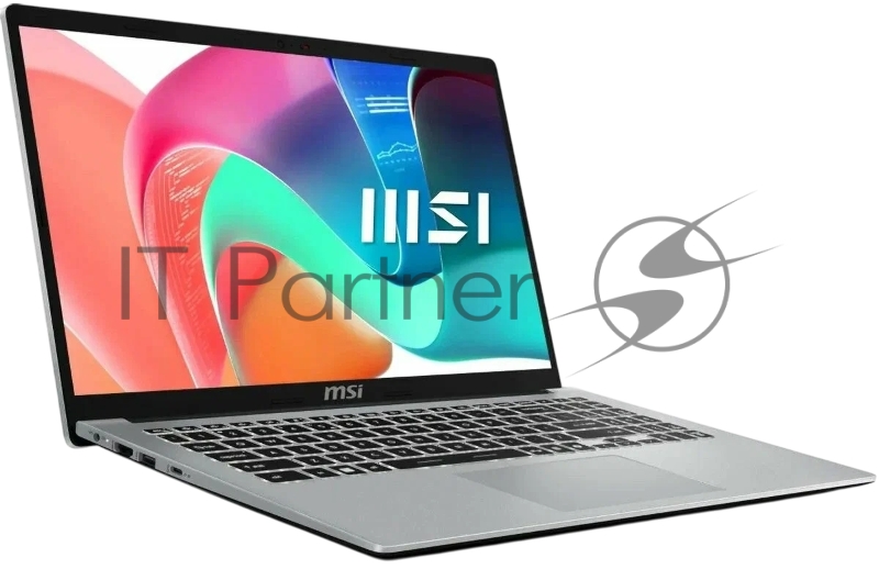 Ноутбук MSI Modern 15 F1MG-815RU Core 5 120U 16Gb SSD512Gb Intel Graphics 15.6 IPS FHD (1920x1080) Windows 11 Pro silver WiFi BT Cam (9S7-15S112-815)